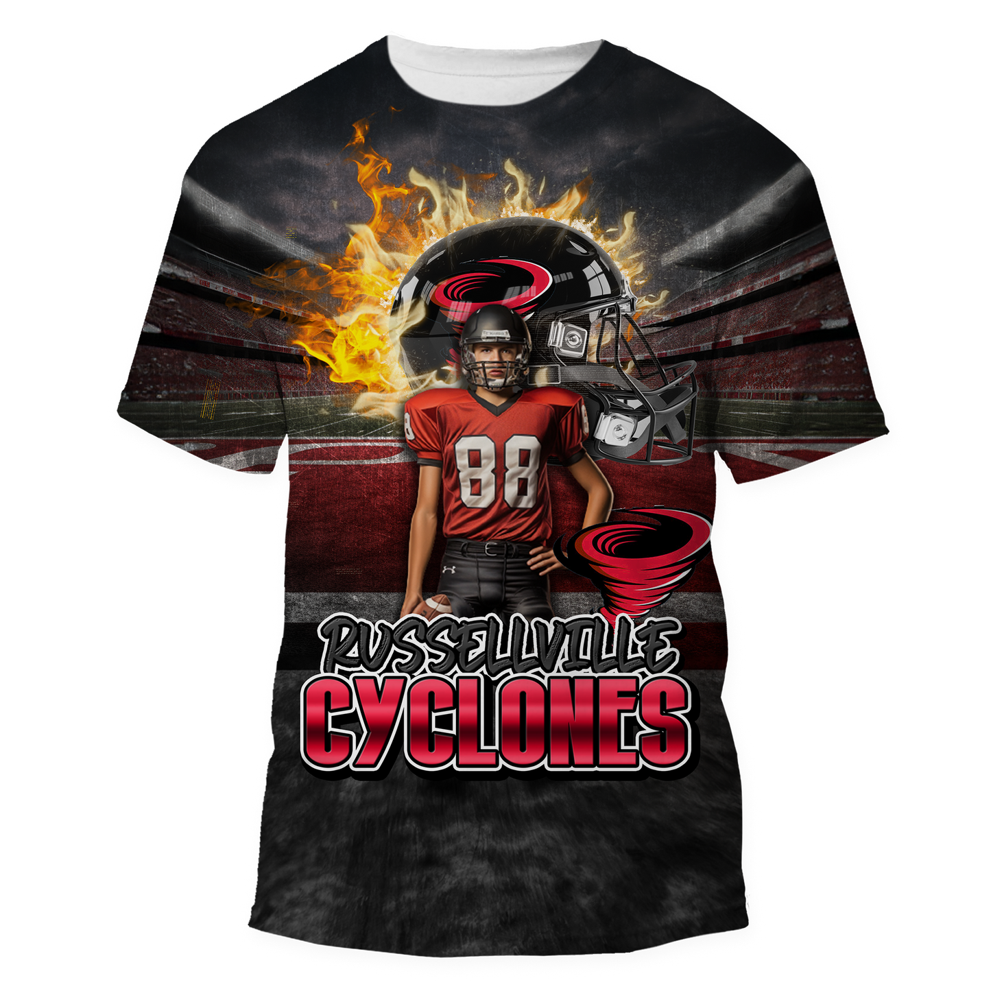 School Team Spirit All Over